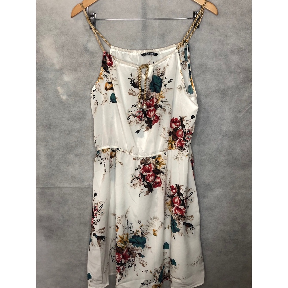Floral Satin Dress